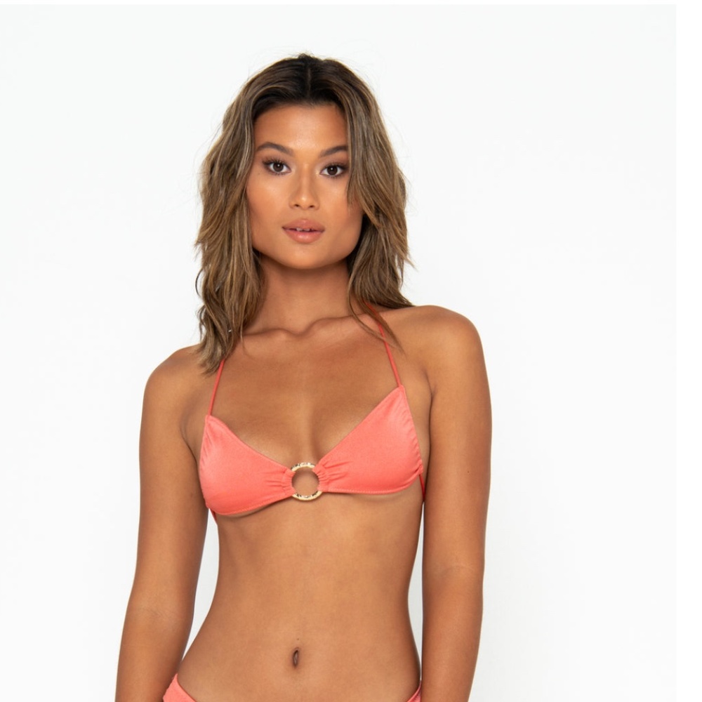 Sommer Swim Coral Bikini Top ONLY